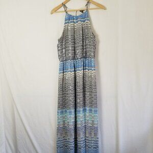 Lily Rose maxi striped sleeveless dress size M (217)
